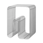 AYTM - Curva Stool, silver