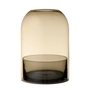 AYTM - Tota lantern, Ø 16,2 x H 23 cm, black / amber