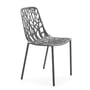 Fast - Forest Stacking chair ( Outdoor ), grey metallic