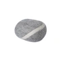 myfelt - Pebble pouf Carl S, light gray mottled