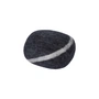 myfelt - Hugo S pebble pouf, dark gray mottled
