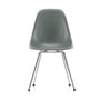 Vitra - Eames fiberglass side chair dsx, chromed / eames sea foam green (felt glider basic dark)