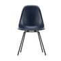 Vitra - Eames fiberglass side chair dsx, basic dark / eames navy blue (felt glider basic dark)