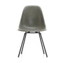 Vitra - Eames fiberglass side chair dsx, basic dark / eames raw umber (felt glider basic dark)