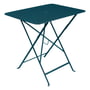 Fermob - Bistro Folding table, rectangular, 77 x 57 cm, acapulco blue