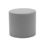 Softline - Drum stool / side table high, ø 45 x h 40 cm, felt melange grey (620)