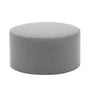 Softline - Drum stool / side table large, ø 60 x h 30 cm, felt melange grey (620)