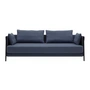 Softline - Madison Sofa bed, black / Vision dark blue (441)
