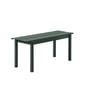 Muuto - Linear Steel Bench 110 cm, dark green
