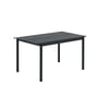 Muuto - Linear Steel Table, 140 x 75 cm, black