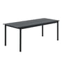 Muuto - Linear Steel Table, 200 x 80 cm, black