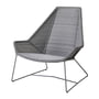 Cane-line - Breeze Highback armchair (5469) Outdoor, light gray