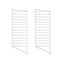 String - Bottom ladder for String shelf 85 x 30 cm (set of 2), beige