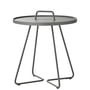 Cane-line - On-the-move Side table Outdoor, Ø 52 x H 60 cm, light gray