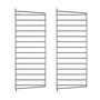 String - Wall ladder for String Shelf 75 x 30 cm (set of 2), black