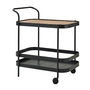Cane-line - Roll Bar Trolley Outdoor , Teak / lava grey