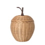 ferm living - Woven apple storage basket, ø 19 x h 30 cm, rattan
