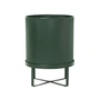 Ferm Living - Bau Plant pot, Ø 28 x H 38 cm, dark green