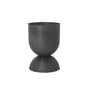 ferm Living - Hourglass Flowerpot small, Ø 31 x H 42.5 cm, black / dark gray