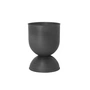Ferm Living - Hourglass Flowerpot small, Ø 31 x H 42.5 cm, black / dark gray