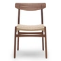 Carl Hansen - CH23 Chair chair, walnut oiled / natural wickerwork