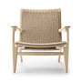Carl Hansen - CH25 armchair, soaped oak / natural wickerwork