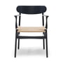 Carl Hansen - CH26 armchair, oak black lacquered / natural