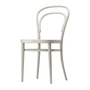 Thonet - 214 M bentwood chair, trough seat molded plywood / beech white glazed (TP 200)