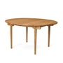 Carl Hansen - CH337 extendable dining table, 140 x 115 cm, oiled oak (with extension for 2 plates)