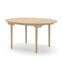 Carl Hansen - CH337 extendable dining table, 140 x 115 cm, oiled oak (with extension for 2 plates)