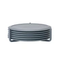 Zone Denmark - Glass coaster, cool grey (set of 6)