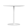 Montana - Panton dining table, ø 90 x h 72 cm, laminate snow / snow