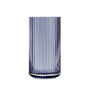 Lyngby Porcelæn - Glass vase H 20 cm, midnight blue