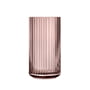 Lyngby Porcelæn - Glass vase H 20 cm, burgundy