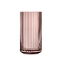 Lyngby Porcelæn - Glass vase H 20 cm, burgundy