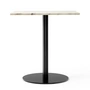 Audo - Harbour Column bistro table 70 x 60 cm, marble white / black
