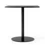 Audo - Harbour Column bistro table 70 x 60 cm, oak black lacquered / black