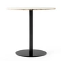 Audo - Harbour Column Bistro Table Ø 80 cm, marble white / black