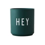 Design Letters - AJ Favourite porcelain mug, Hey / green