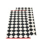 Pappelina - Marre reversible carpet, 70 x 150 cm, black / vanilla