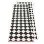 Pappelina - Marre reversible carpet, 70 x 225 cm, black / vanilla