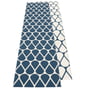 Pappelina - Otis reversible carpet, 70 x 200 cm, ocean blue / vanilla