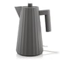 Alessi - Plissé kettle 1,7 l, grey
