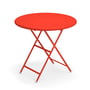Emu - Arc en ciel folding table, ø 80 x h 74 cm, scarlet red