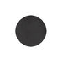 Lind DNA - Glass coaster round Ø 10 cm, Hippo black - Anthracite
