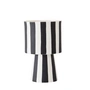 OYOY - Toppu planter, Ø 10 x H 15 cm, black / white