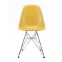 Vitra - Eames fiberglass side chair dsr, basic dark / eames ochre light (felt glides basic dark)