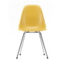 Vitra - Eames fiberglass side chair dsx, chromed / eames ochre light (felt glider basic dark)