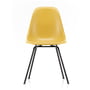 Vitra - Eames fiberglass side chair dsx, basic dark / eames ochre light (felt glider basic dark)