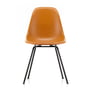 Vitra - Eames fiberglass side chair dsx, basic dark / eames ochre dark (felt glider basic dark)